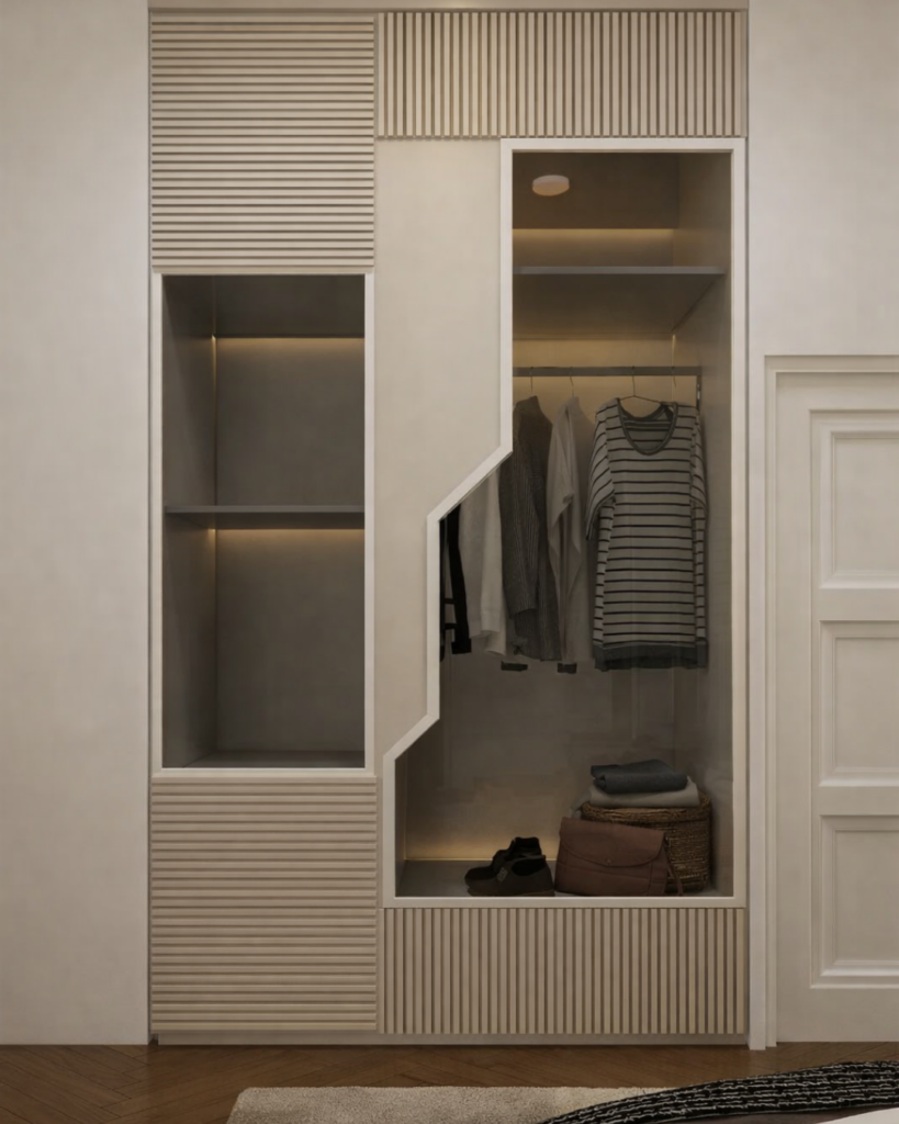 desain Furniture Lemari – Mr. E tampak depan
