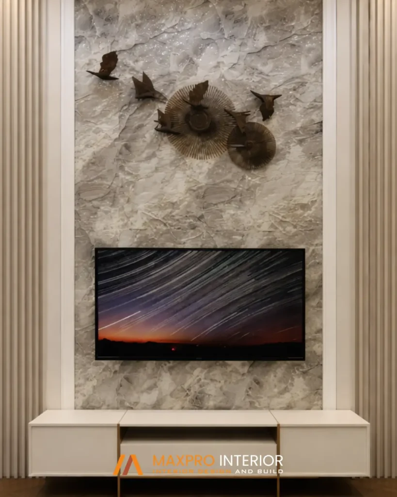 desain backdrop tv