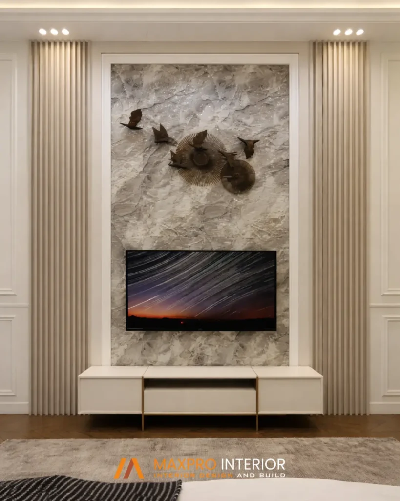 desain backdrop tv