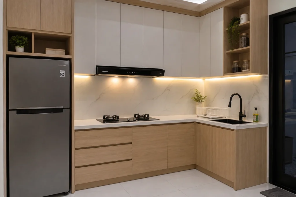 Bahan kitchen set yang bagus untuk dapur minimalis