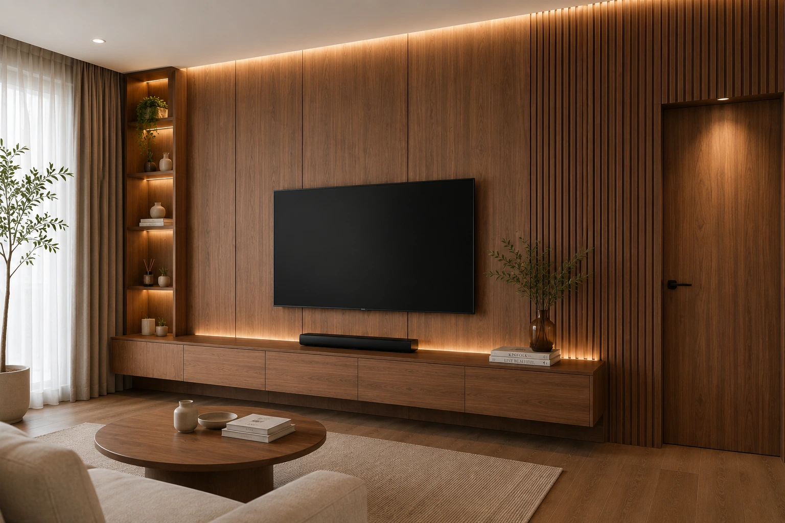 Veneer untuk Panel Kayu dan Dinding Interior