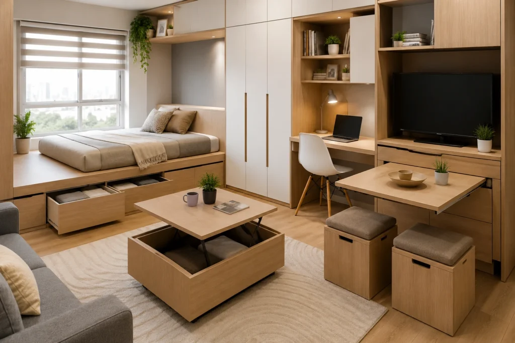 Furniture Multifungsi untuk Rumah Mungil
