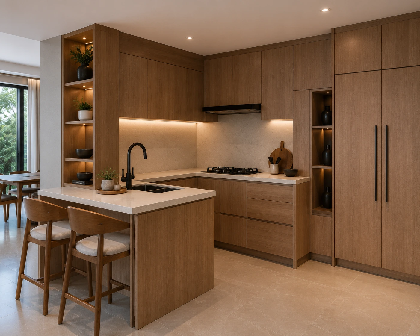 Kayu untuk Kitchen Set