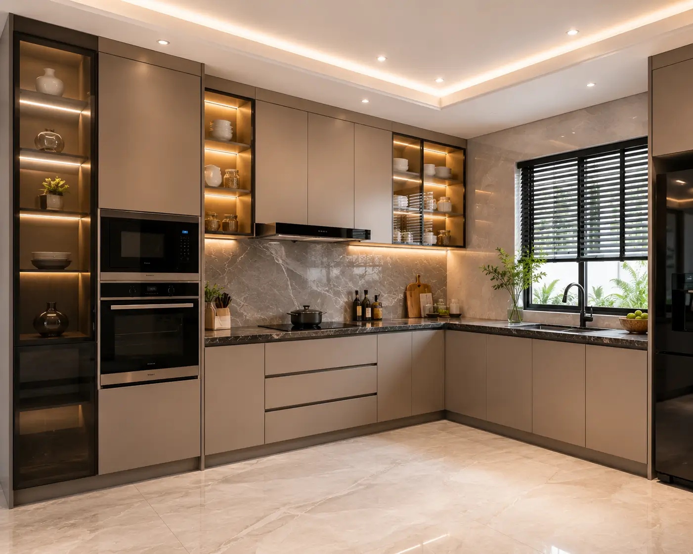 Kitchen Set Letter L