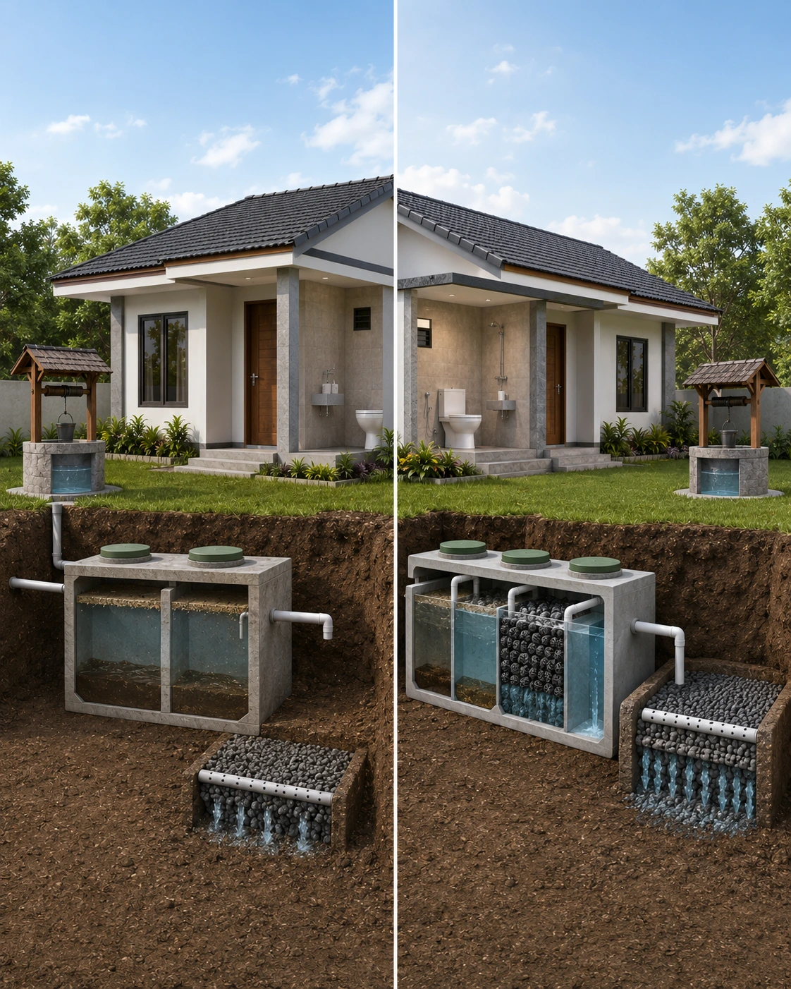 Perbandingan Septic Tank Konvensional vs Bio Septic Tank