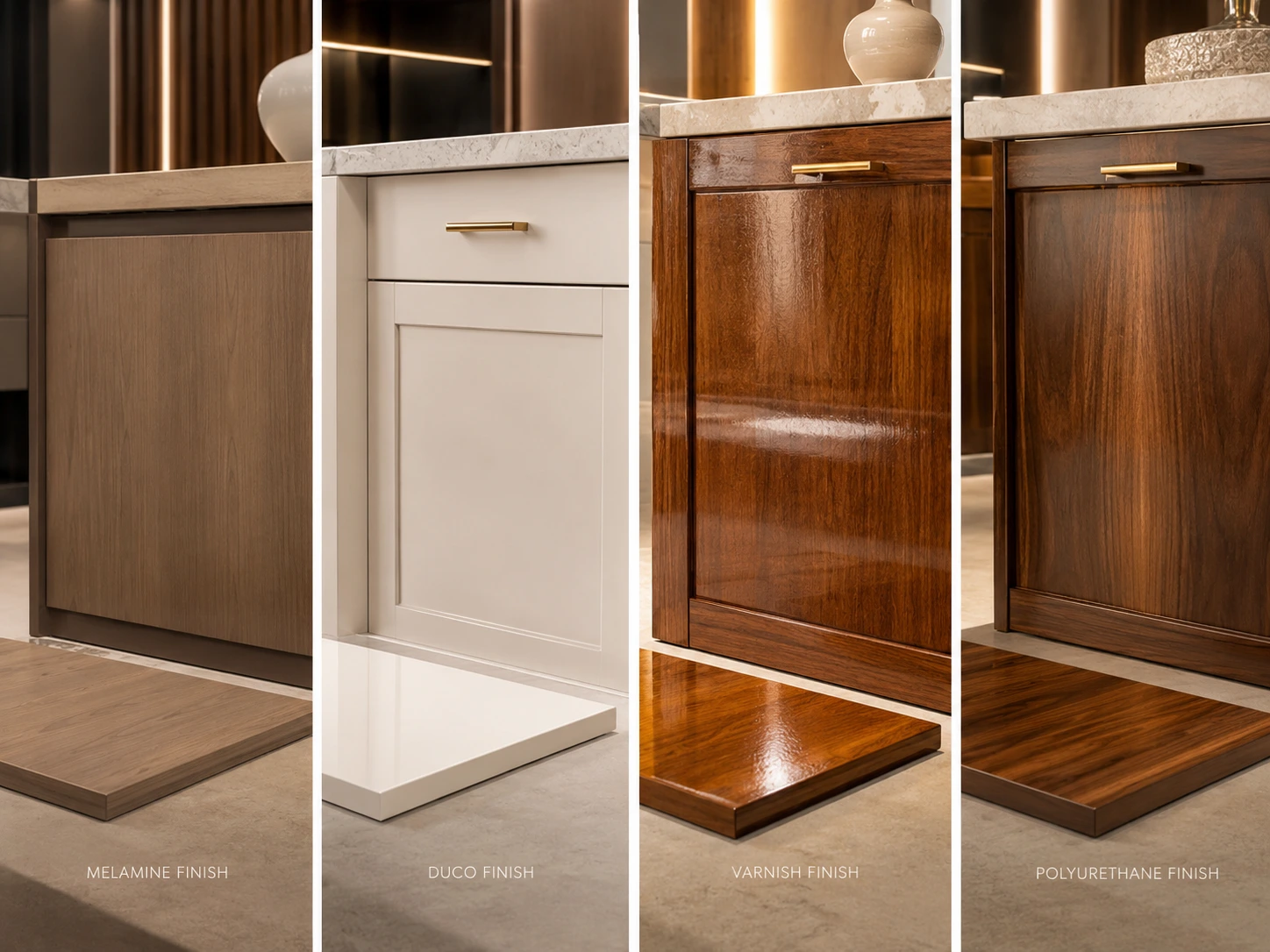 Perbandingan berbagai jenis finishing furniture kayu untuk interior modern