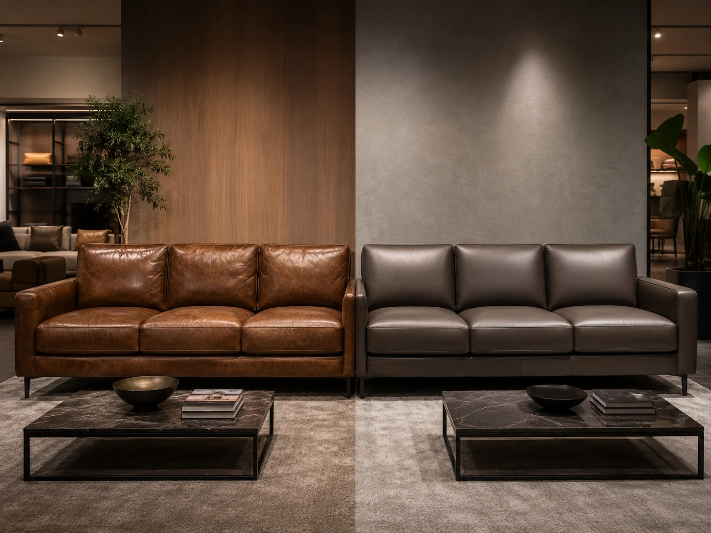 Perbandingan sofa kulit asli dan sofa kulit sintetis untuk interior modern