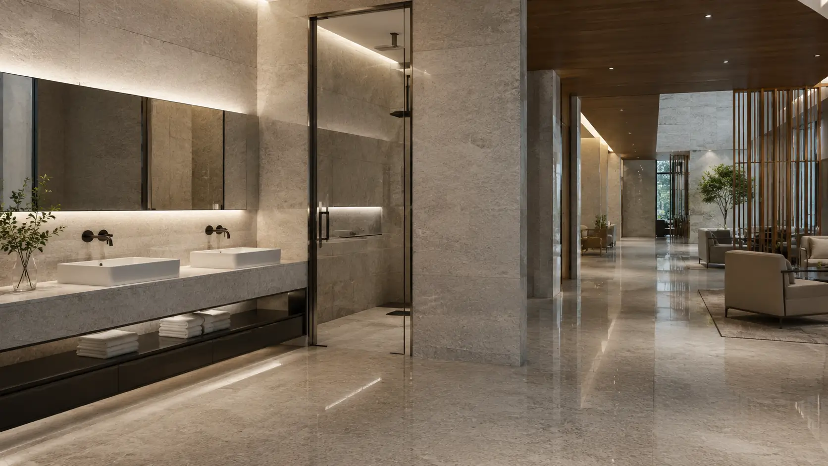 Granit Polos untuk Kamar Mandi dan Area Publik