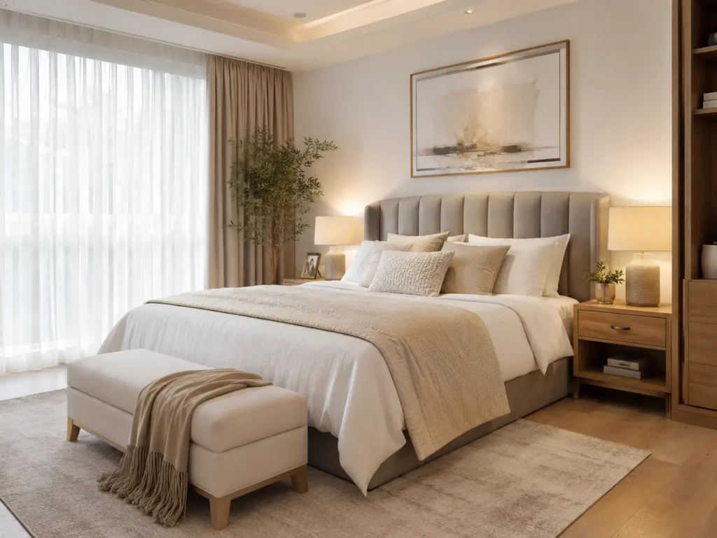Interior Kamar Tidur Modern dan Nyaman