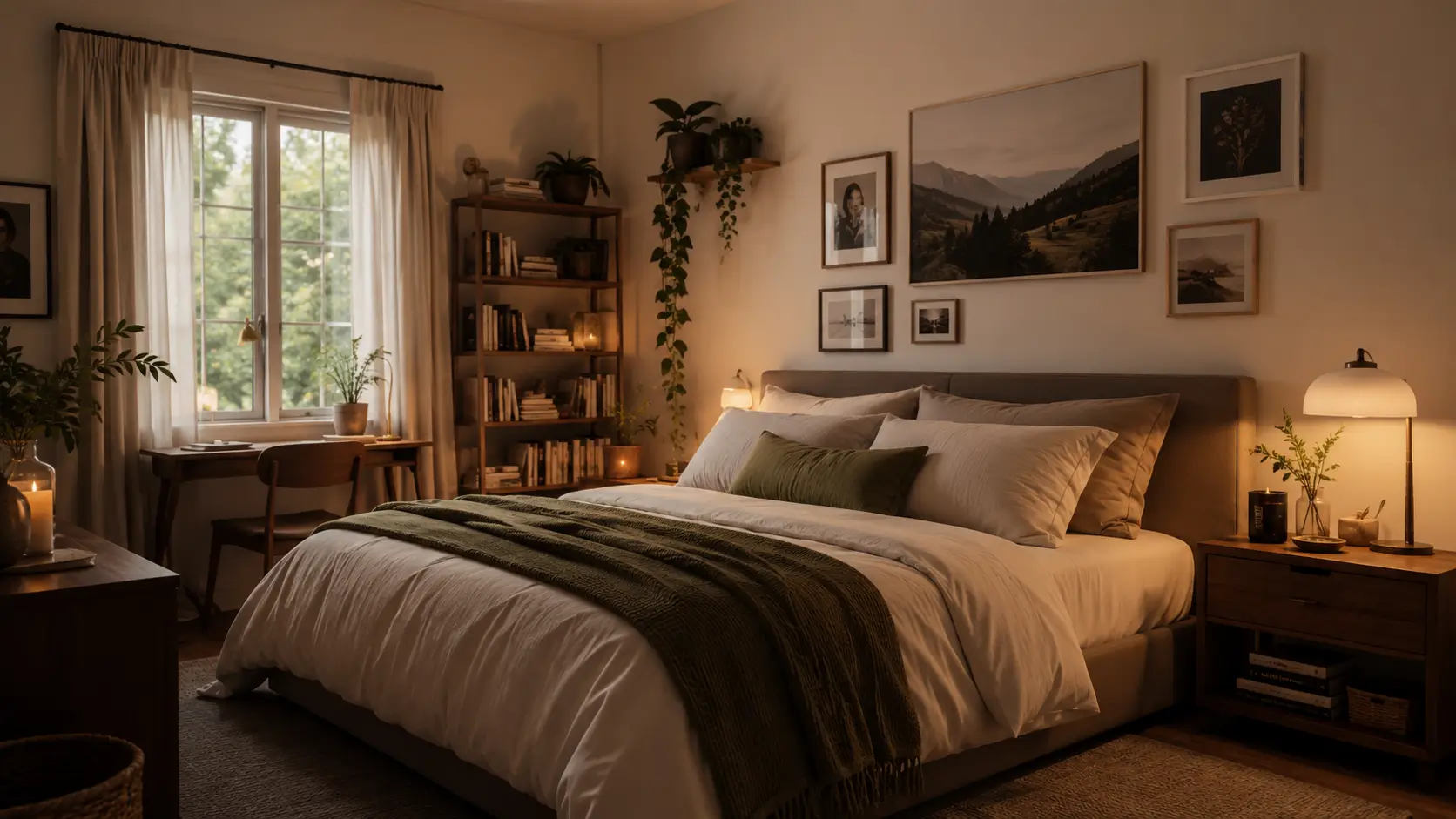 Interior kamar tidur aesthetic yang personal