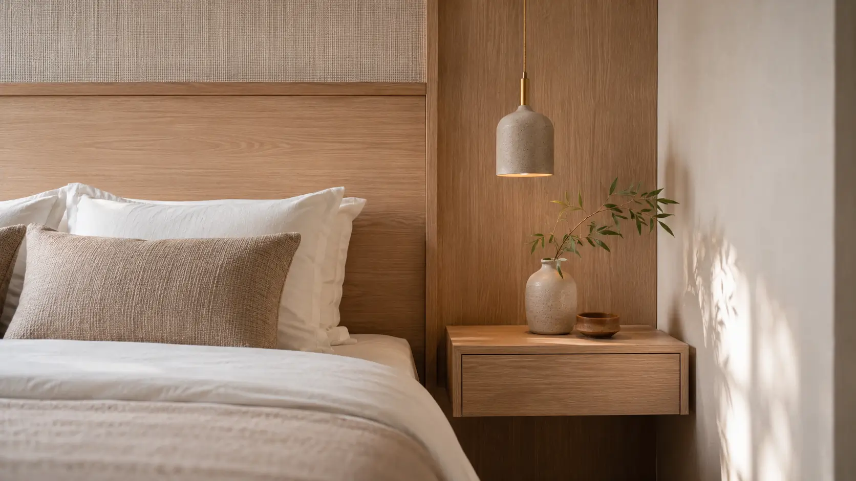 Kombinasi material dan tekstur untuk interior kamar minimalis modern