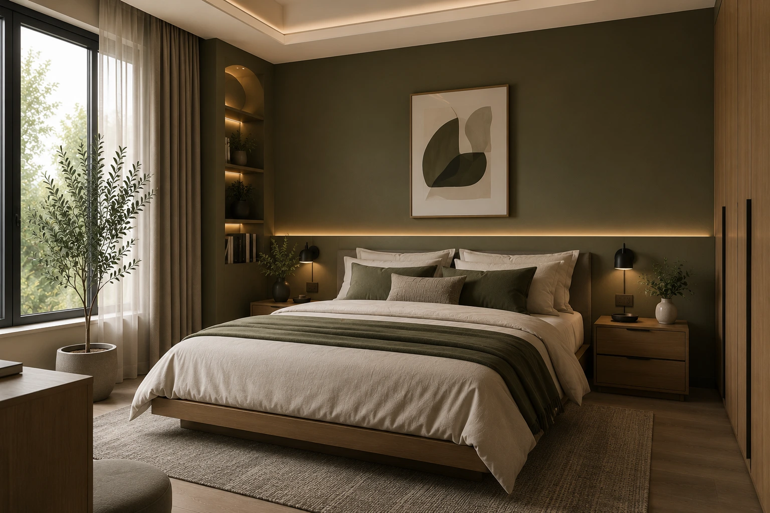 Olive Green untuk Tampilan Dewasa