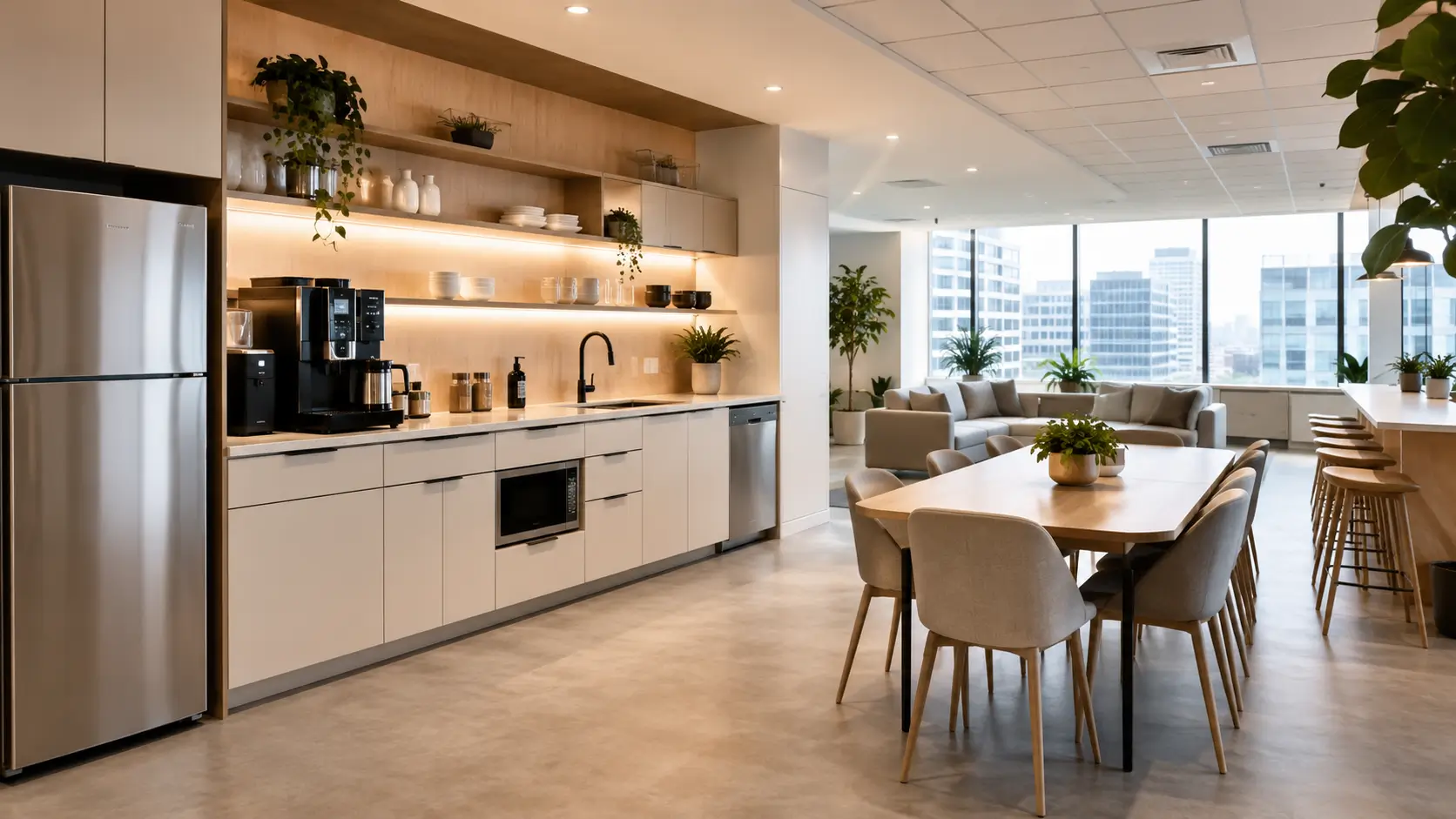 Pantry dan area istirahat
