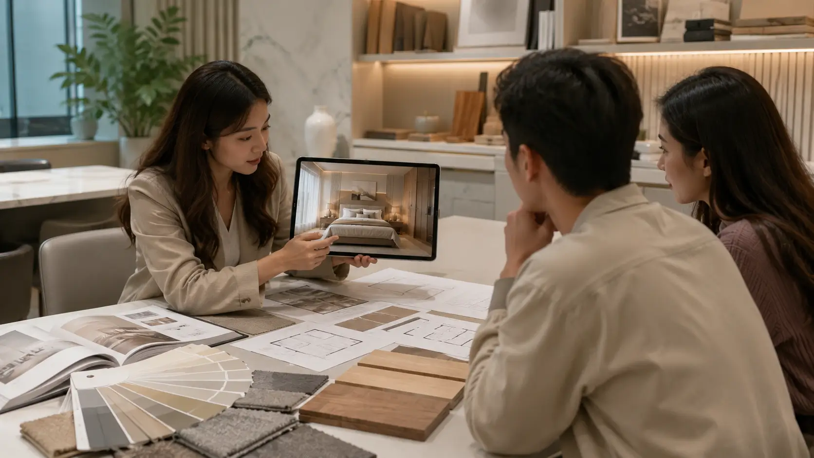 Pemilihan warna cat kamar tidur elegan melalui perencanaan desain interior 3D