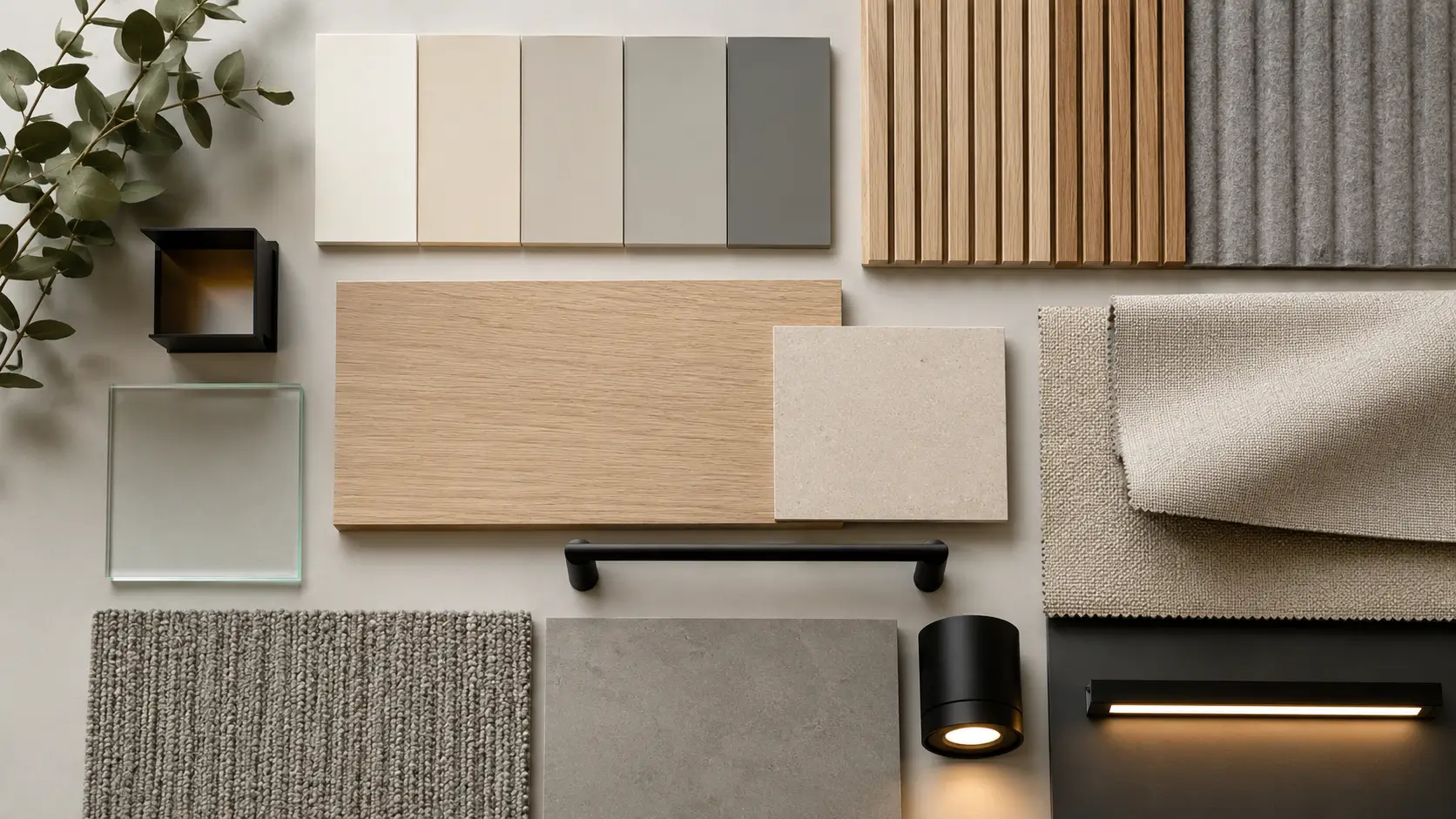 Pilihan warna dan material untuk interior kantor minimalis modern