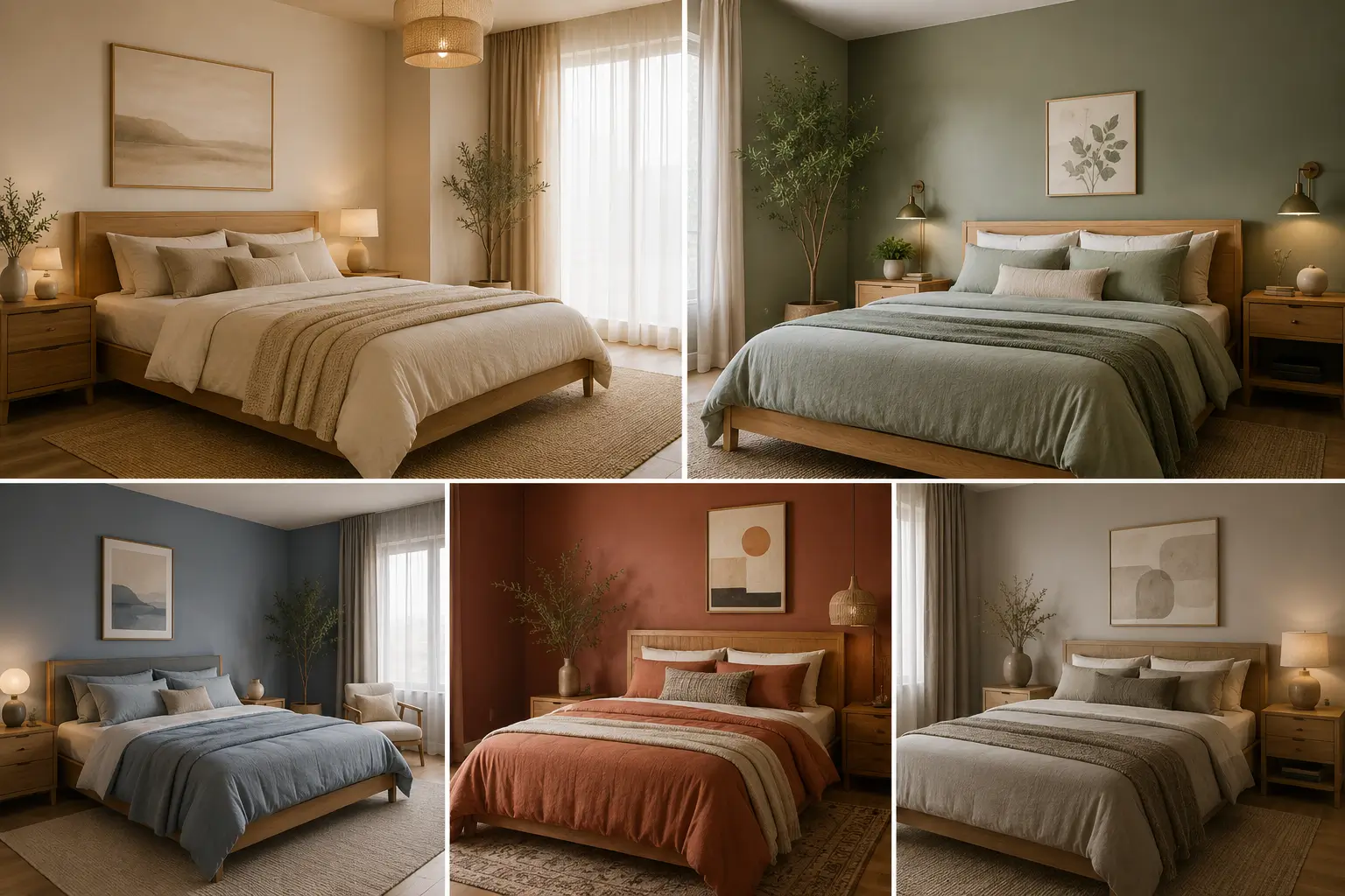 Pilihan warna kamar tidur aesthetic yang nyaman dan modern