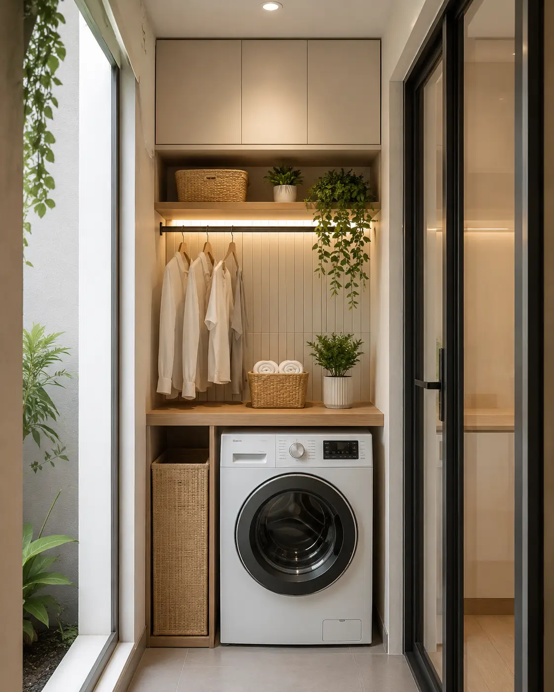 Ruang Laundry Minimalis untuk Ruang Sempit