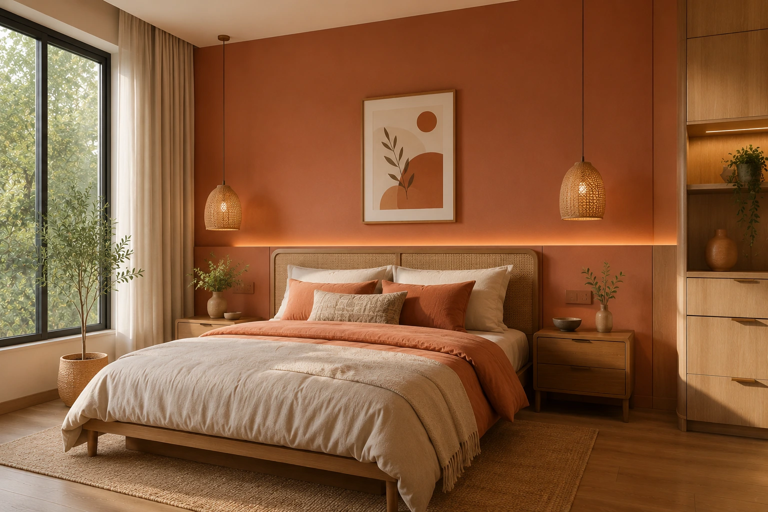 Terracotta untuk Interior Hangat