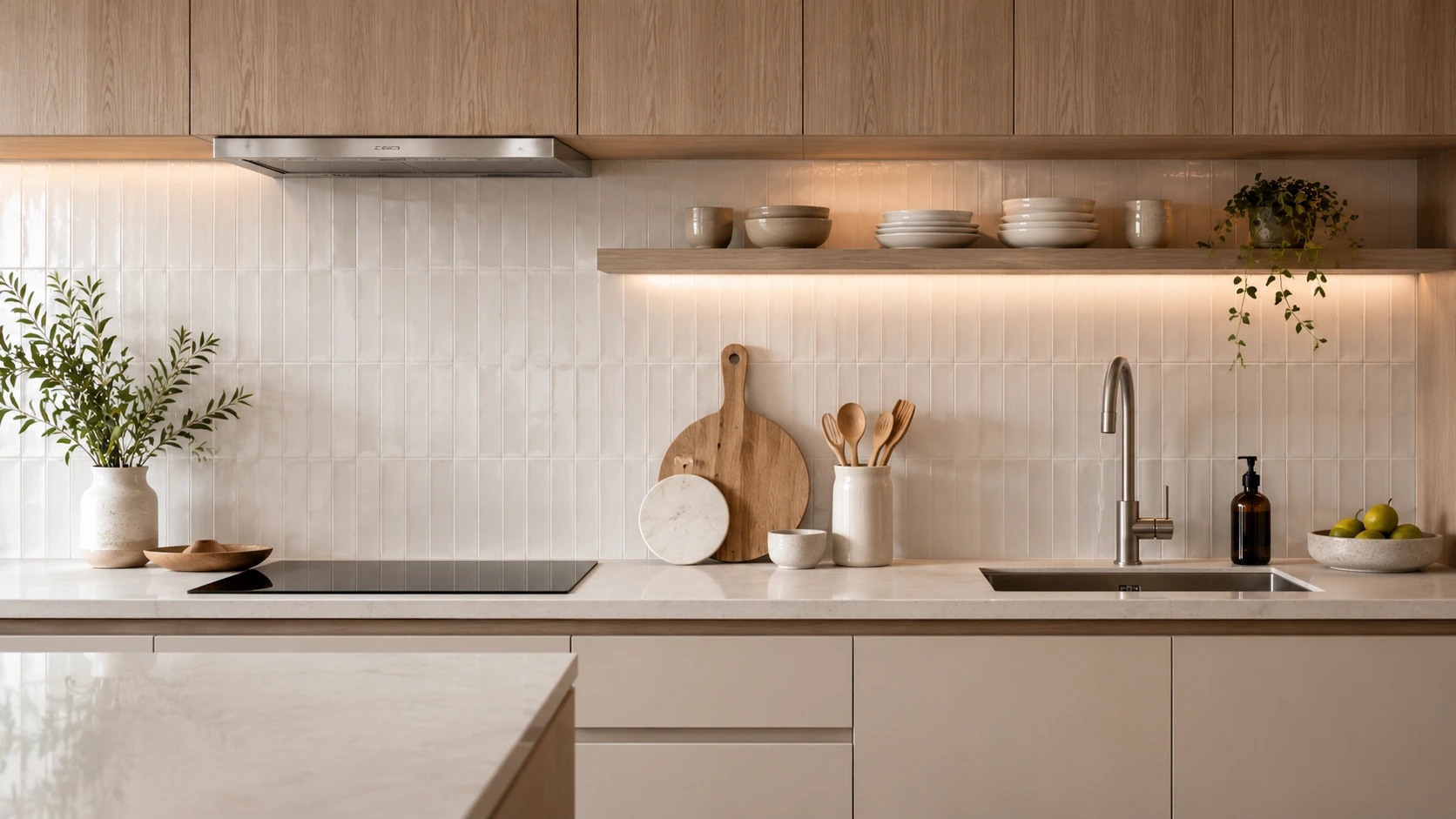 Warna Netral untuk Dapur Minimalis